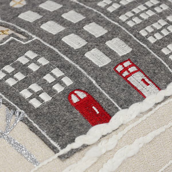 Подушка декоративная snowy town из коллекции new year essential, 30х45 см Tkano