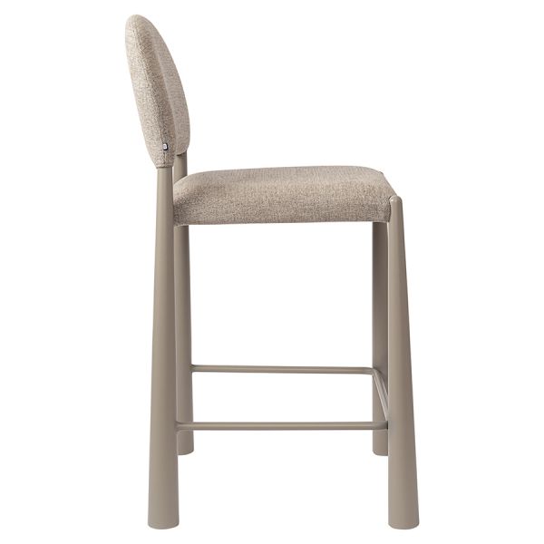 Стул полубарный freddi, рогожка, жемчужно-серый Bergenson Bjorn