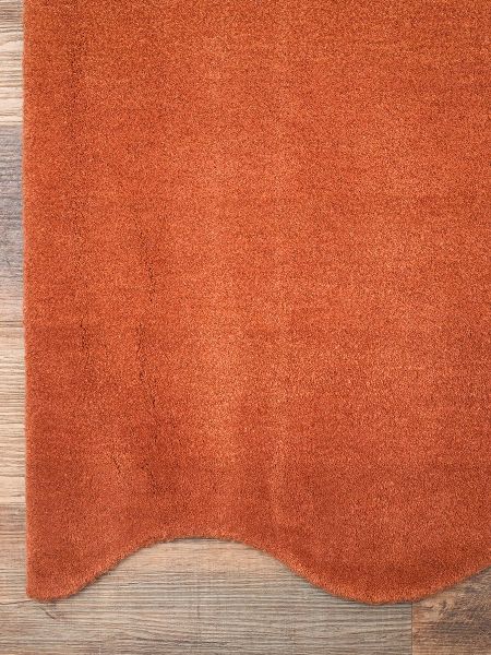 Ковер из шерсти over horizon 200x300 см терракотового цвета из коллекции trendy ruffles Tkano