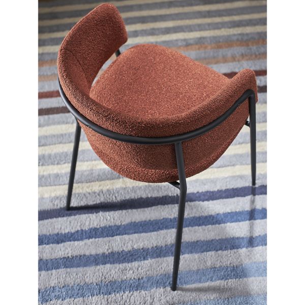Стул helning, букле, терракота Bergenson Bjorn