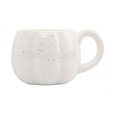 Кружка 520 мл, керамика, белая, в крапинку, Тыква, Light pumpkin ANNA LAFARG