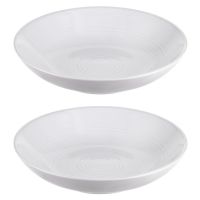 Набор тарелок для пасты in the village 21,5 см, белые, 2 шт Liberty Jones