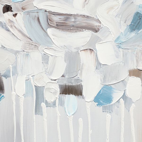 Панно декоративное fleur, 60х60 см, голубое Bergenson Bjorn
