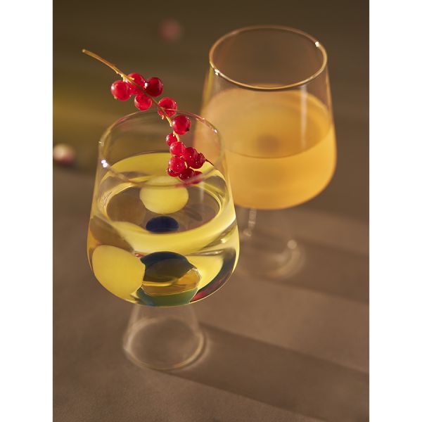 Бокал для вина orb 400 мл, прозрачный/синий Liberty Jones