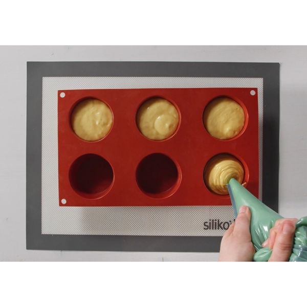 Форма для приготовления маффинов muffin 18 х 33,5 см силиконовая