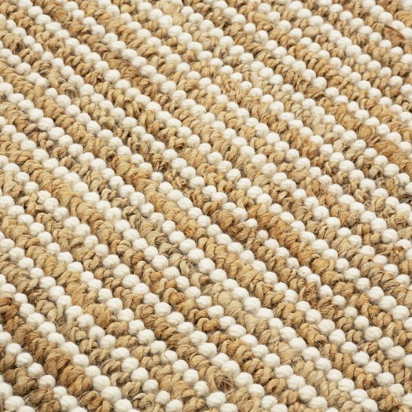 Ковер из джута и шерсти delhi из коллекции ethnic 70x160 см Tkano