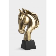 Статуэтка 35 см, полирезин, бронзовая, Голова коня, Horse Anna Lafarg