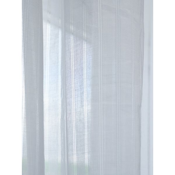 Тюль из хлопка белого цвета из коллекции essential, 140х290 см Tkano