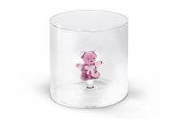 Стакан 250 мл, стекло Б, Медвежонок Тедди, розовый, Monterey WD Lifestyle