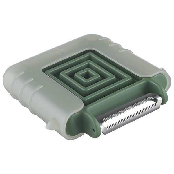 Пиллер с 3 лезвиями arnou, 8,5х10 см, светло-серый/зеленый