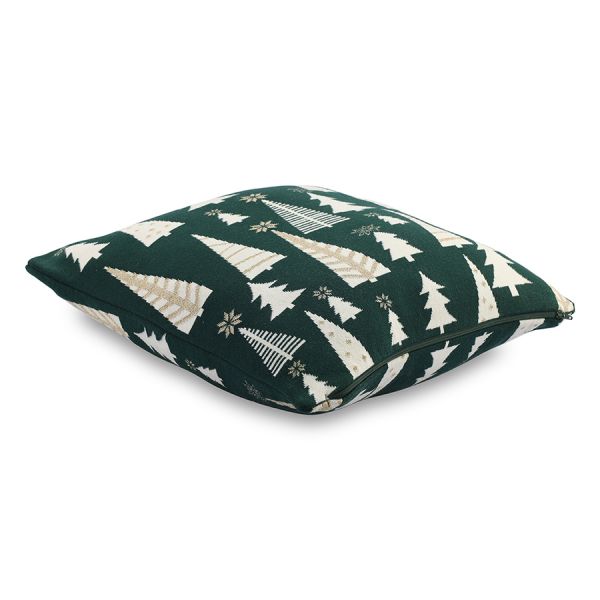 Подушка вязаная с новогодним рисунком whitewood из коллекции new year essential, 45x45 см Tkano
