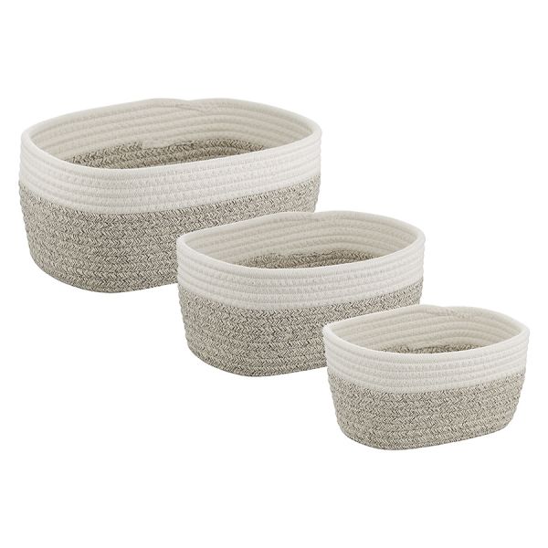 Корзина для хранения filis, 30х22х14 см, кремовая/светло-бежевая