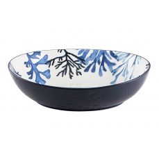 Салатник 32х26 см, 3 л, керамика, белый, овальный, Синие кораллы, Blue Coral Maxwell & Williams