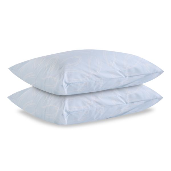 Комплект постельного белья из перкаля с принтом 'Свежесть леса' из коллекции russian north, 150х200 см Tkano