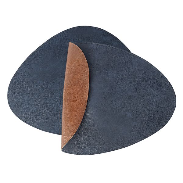 Набор из 4-х двухсторонних сервировочных салфеток drop, 33х41 см, синий/коричневый Liberty Jones