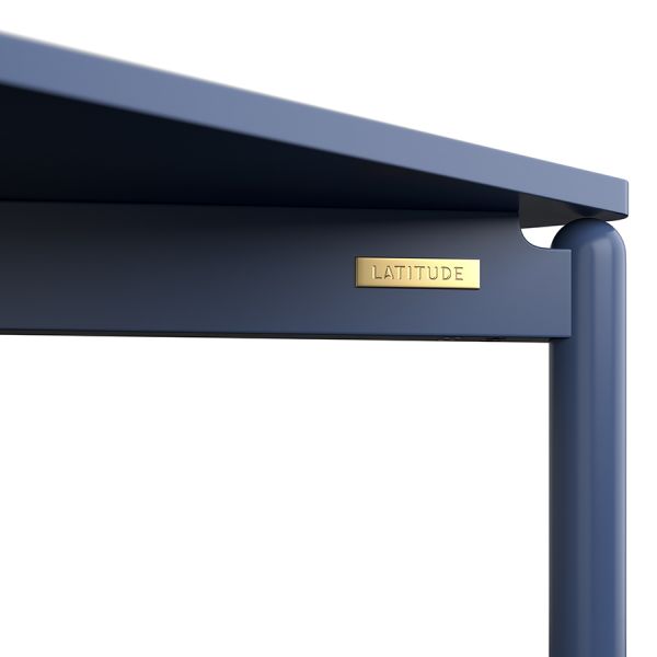 Столик кофейный saga 75х75 см, синий Latitude