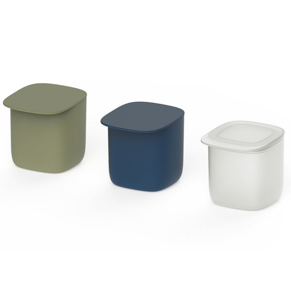 Контейнер для хранения с плоской крышкой 600 мл синий