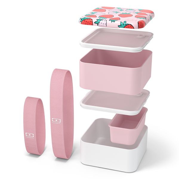Ланч-бокс mb square strawberry Monbento
