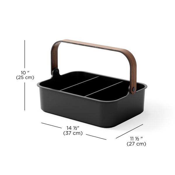 Органайзер bellwood, 37х27 см, черный/орех Umbra