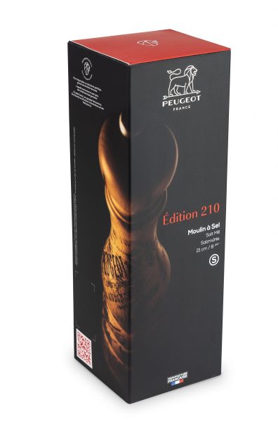 Мельница 21 см Peugeot Paris 210 для соли натуральное дерево