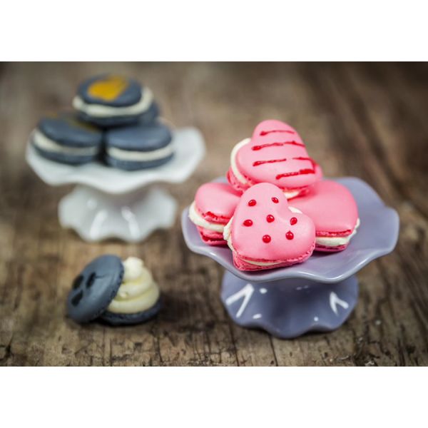 Форма для приготовления печенья macaron heart 30 х 40 см силиконовая