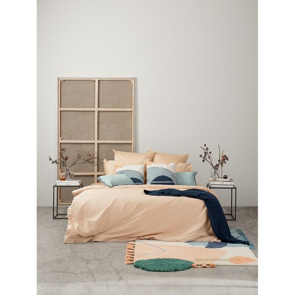 Ковер из хлопка с геометрическим принтом бахромой и кисточками из коллекции ethnic 160х230 см