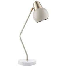 Лампа настольная rond, D18х59 см, бежевая Bergenson Bjorn