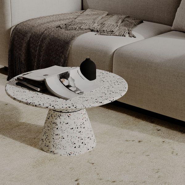 Столик журнальный bayn, D60 см, белый Bergenson Bjorn