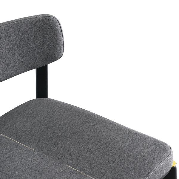 Стул барный aska рогожка черный/темно-серый Latitude