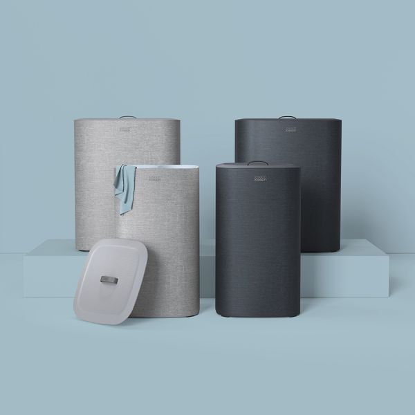 Корзина для белья tota™ 60 л серая