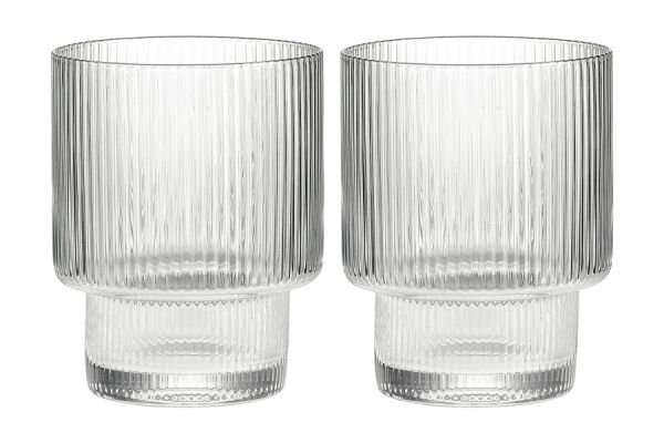 Набор стаканов для воды Modern Classic, прозрачный, 0,32 л, 2 шт Pozzi Milano 1876