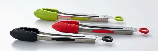 Щипцы 30 см Mastrad сталь и силикон цвет красный 