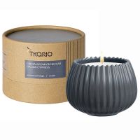 Свеча ароматическая italian cypress из коллекции edge, серый, 30 ч Tkano