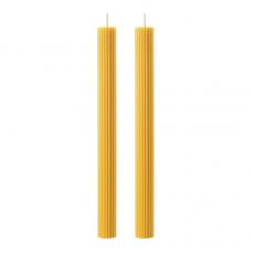 Набор из двух свечей цвета карри из коллекции edge, 24,5 см Tkano