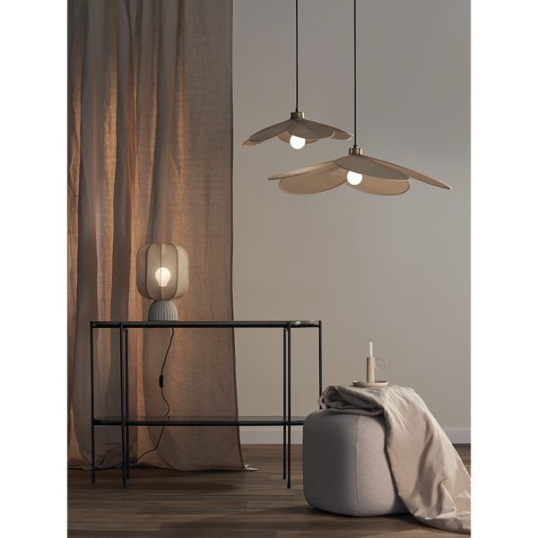 Светильник подвесной kamille, D79 см, бежевый Bergenson Bjorn