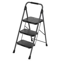 Стремянка stable, 3 ступени, 1 м, черная Smart Solutions