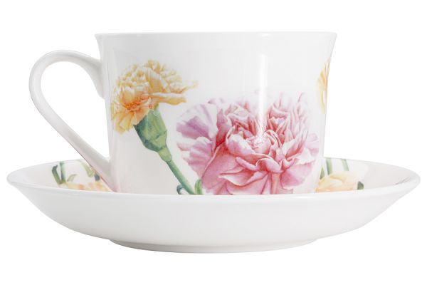 Чашка с блюдцем Гвоздики 0.48 л Maxwell & Williams