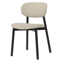Стул round, рогожка, ванильный Bergenson Bjorn