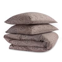 Комплект постельного белья из перкаля с принтом 'Симметрия леса' из коллекции russian north, 150х200 см Tkano