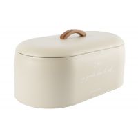 Хлебница 36х16х20 см, металл/дерево, овальная, бежевая, Retro ANNA LAFARG