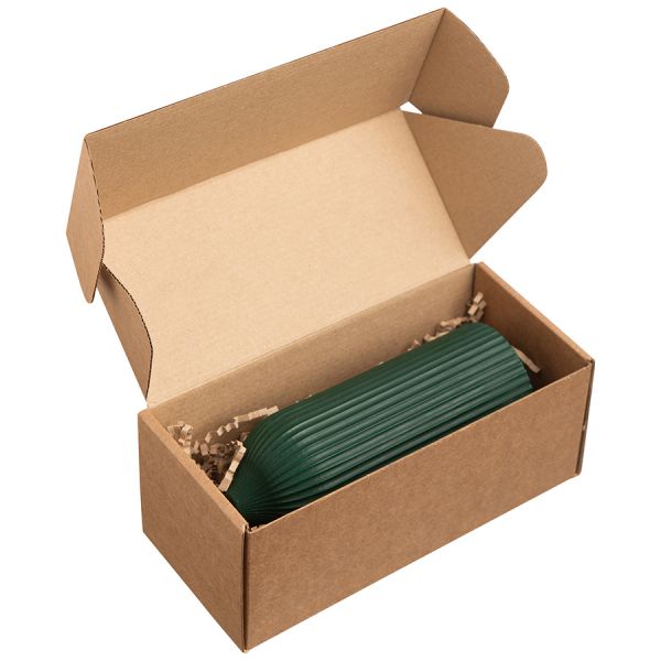 Свеча декоративная темно-зеленого цвета из коллекции edge, 16,5см Tkano