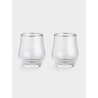 Стакан 350 мл, 2 шт, стекло, с серебристым кантом, Rhapsody Anna Lafarg