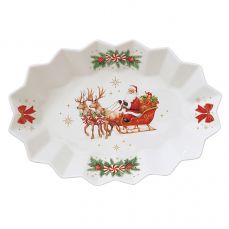 Блюдо овальное christmas heritage 25х17 см Easy Life