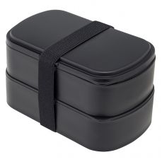 Ланч-бокс с приборами food time, 1 л, черный Smart Solutions