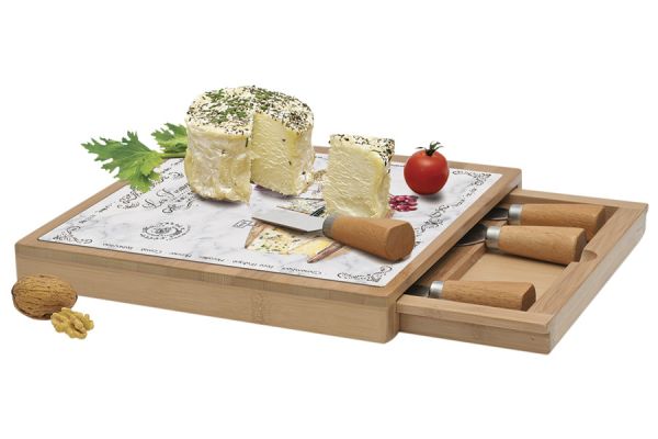 Набор для сыра Fromage (цветной) 25х25 см Easy Life