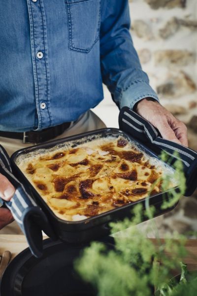 Форма для запекания прямоугольная,35*25,5см (цвет: гранат)     (3) (300)     349642