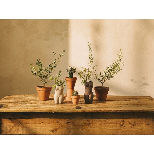 Ваза для цветов body, white, 18,8 см Doiy