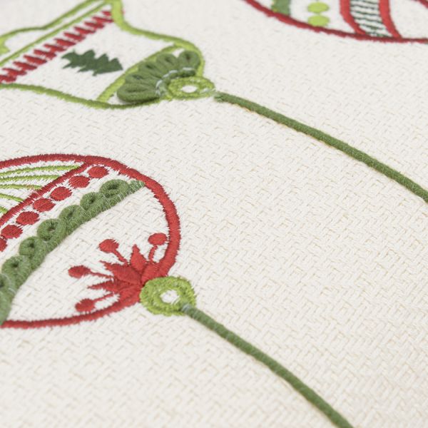 Подушка декоративная с вышивкой christmas decorations из коллекции new year essential 30х45 см Tkano