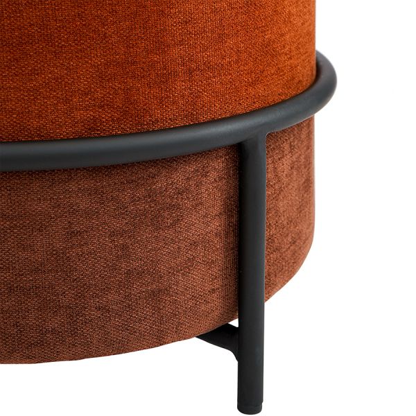 Пуф norunn, шенилл, бордовый Bergenson Bjorn