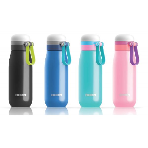 Бутылка вакуумная из нержавеющей стали 500 мл синяя